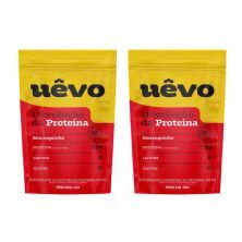 Kit 2X Prote�na U�vo - 1000g Refil Morango - U�vo