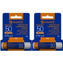 Kit 2X Protetor Labial An Sport FPS 50 - 5g Ice - Anasol