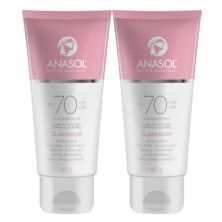 Kit 2X Protetor Solar Facial Clareador - 60g FPS 70 - Anasol