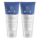 Kit 2X Protetor Solar Facial Toque Seco - 60g FPS 99 - Anasol