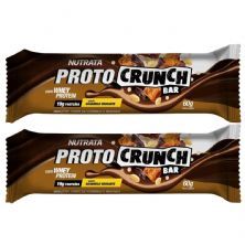 Kit 2X Proto Crunch Bar - 1 Barra de 60g Caramelo Crocante - Nutrata