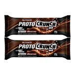 Kit 2X Proto Crunch Bar - 1  Barra de 60g Chocolate Dark - Nutrata