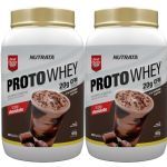 Kit 2X Proto Whey - 900g Chocolate Meio Amargo - Nutrata