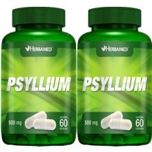 Kit 2X Psyllium 500mg 60 C�psulas - Herbamed
