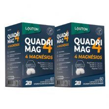 Kit 2X QUADRIMAG 4 Magn�sios - 60 Comprimidos - Lauton Nutrition