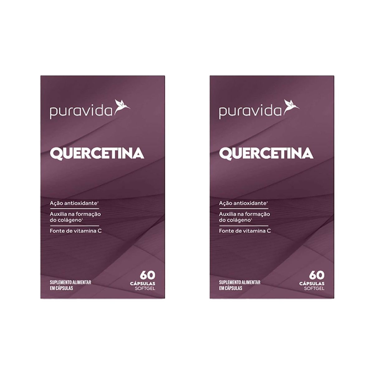 Kit 2X Quercetina - 60 C�psulas - Puravida