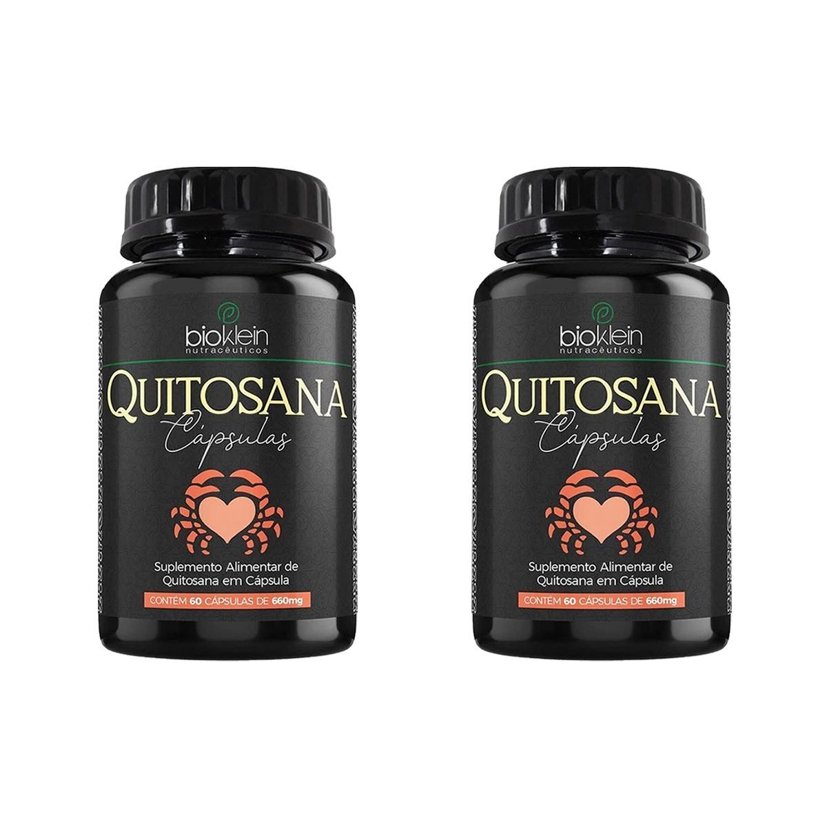 Kit 2X Quitosana - 60 C�psulas - Bioklein