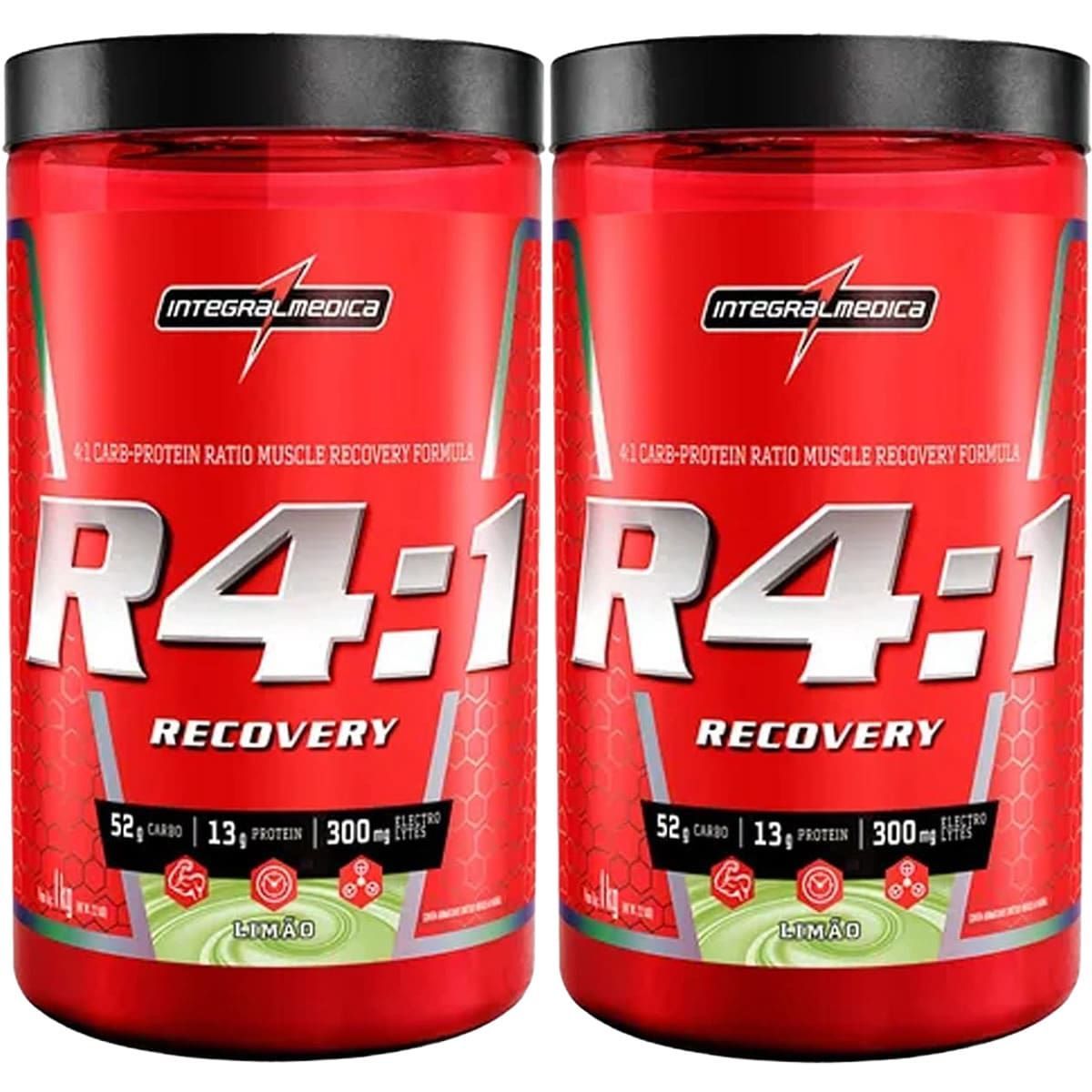 Kit 2X R4:1 Recovery Powder - 1000g Lim�o - IntegralM�dica