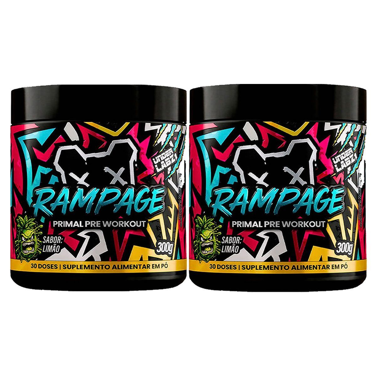 Kit 2X Rampage - 300g Lim�o - Under Labz