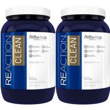 Kit 2X Reaction Clean - 900g Sem sabor - Atlhetica Nutrition