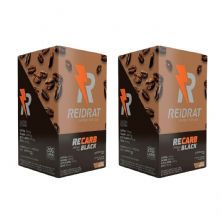 Kit 2X Recarb Energy Gel Black Pro Beta - 10 Sach�s 30g Caf� - Reidrat