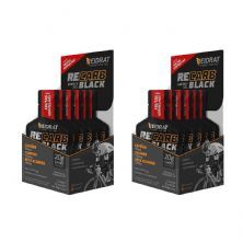 Kit 2X Recarb Energy Gel Black Pro Beta - 10 Sach�s 30g Frutas Vermelhas - Reidrat