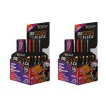 Kit 2X Recarb Energy Gel Black Pro Beta - 10 Sach�s 30g Sabores Variados - Reidrat