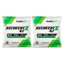 Kit 2X Recovery X 4:1 - 1 Sach� de 65g Chocolate - Sudract Nutrition