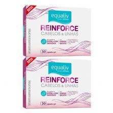 Kit 2X Reinforce Cabelos e Unhas - 30 C�psulas Gel - Equaliv