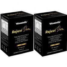 Kit 2X Rejuvi Derm - 30 C�psulas - VitaminLife