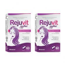 Kit 2X Rejuvit Mulher Pele, Cabelos e Unhas - 60 C�psulas - Herbamed