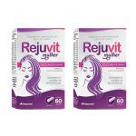 Kit 2X Rejuvit Mulher Pele, Cabelos e Unhas - 60 C�psulas - Herbamed