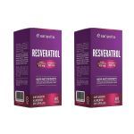 Kit 2X Resveratrol - 60 C�psulas Vegetais - Sanavita