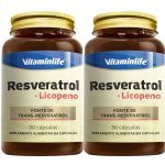 Kit 2X Resveratrol + Licopeno - 30 C�psulas - VitaminLife
