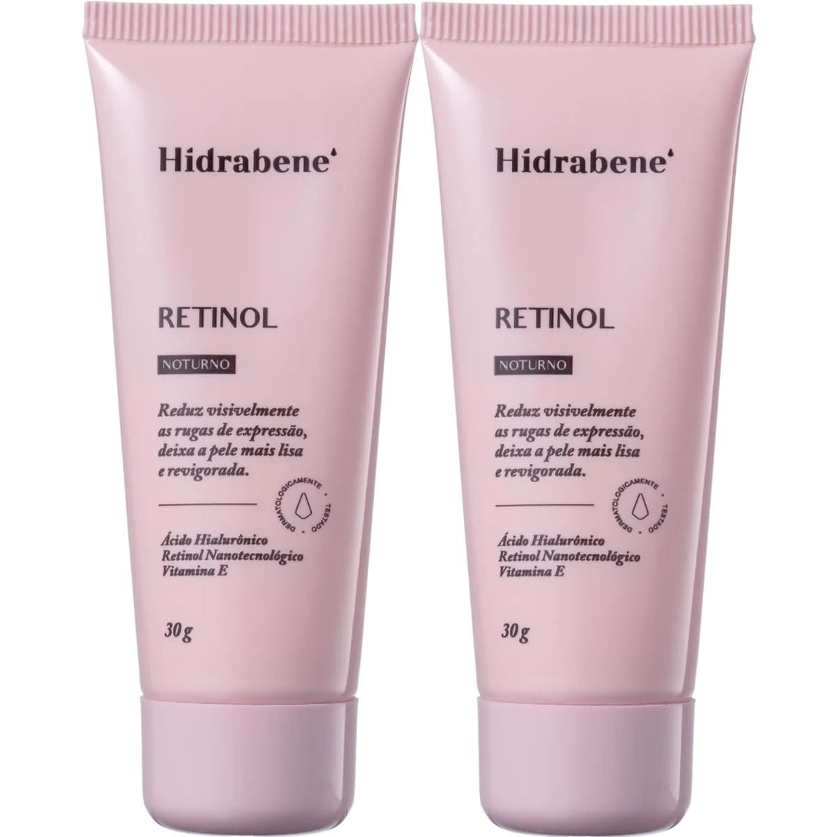 Kit 2X Retinol Creme Anti-Idade - 30g Noturno - Hidrabene