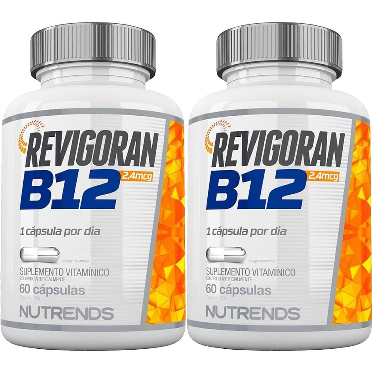 Kit 2X Revigoran Vitamina B12 - 60 C�psulas - Nutrends