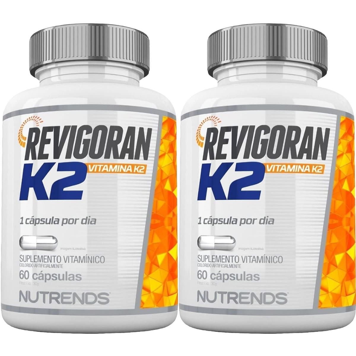 Kit 2X Revigoran Vitamina K2 - 60 C�psulas - Nutrends