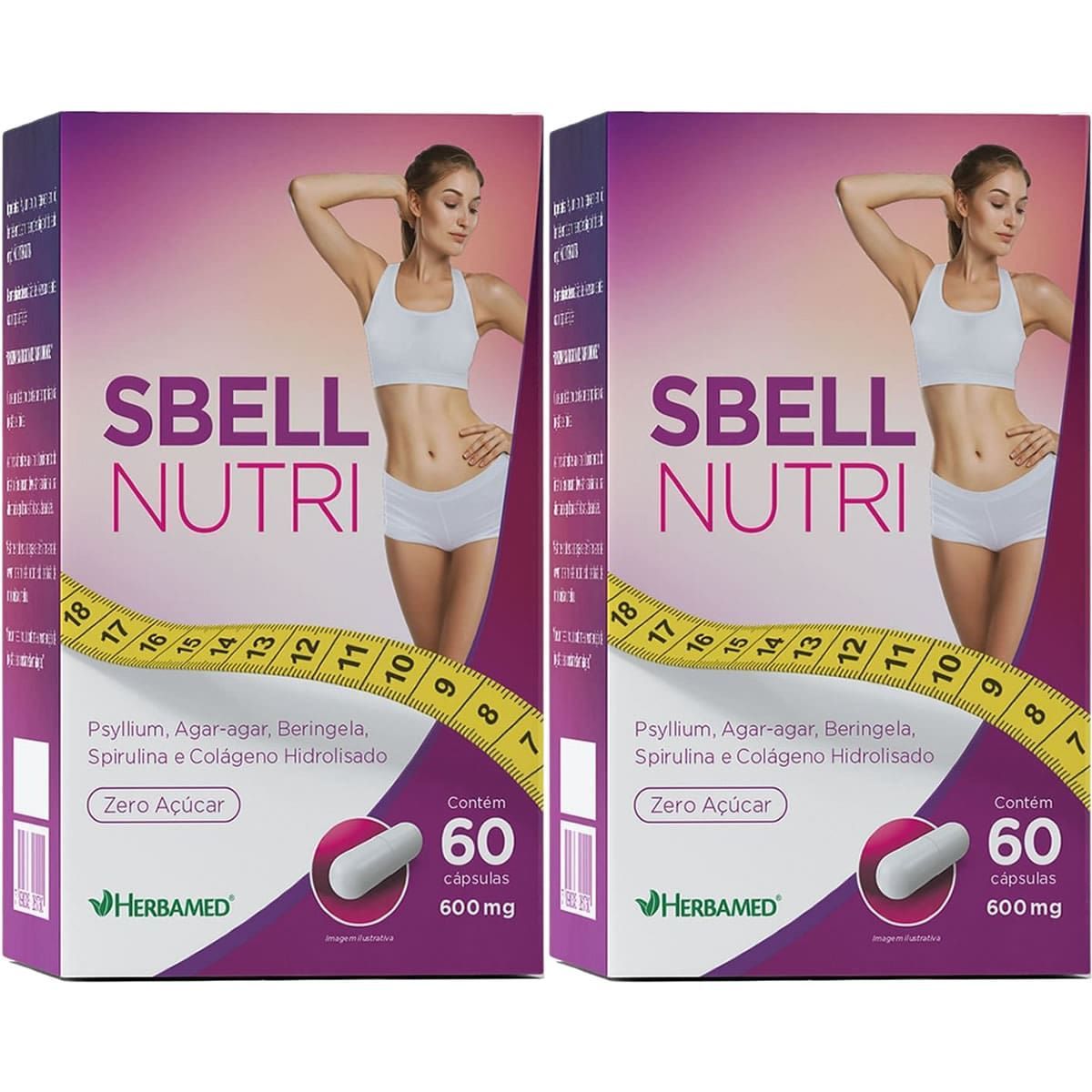 Kit 2X Sbell Nutri - 60 C�psulas - Herbamed
