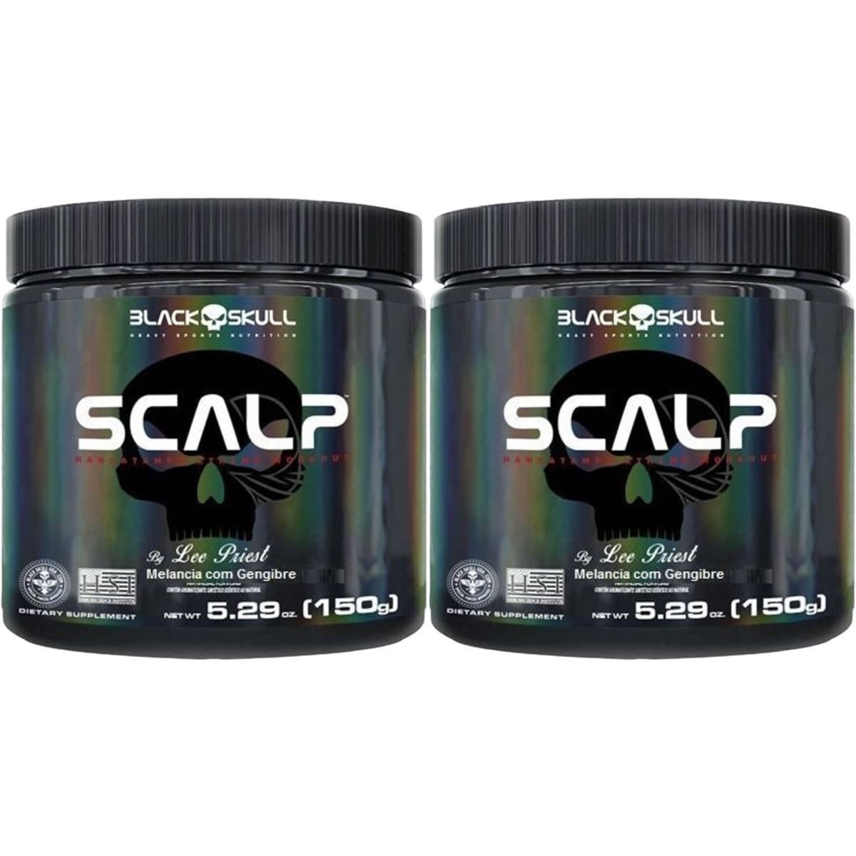Kit 2X Scalp - 150g Melancia com Gengibre - Black Skull