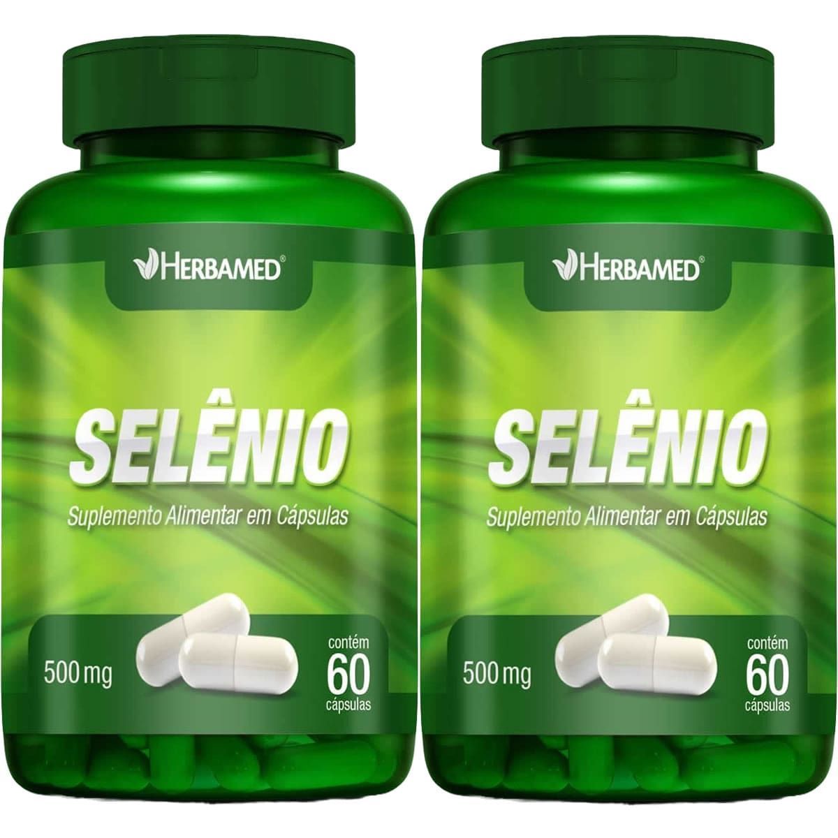 Kit 2X Sel�nio - 60 C�psulas - Herbamed