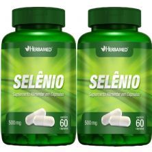Kit 2X Sel�nio - 60 C�psulas - Herbamed