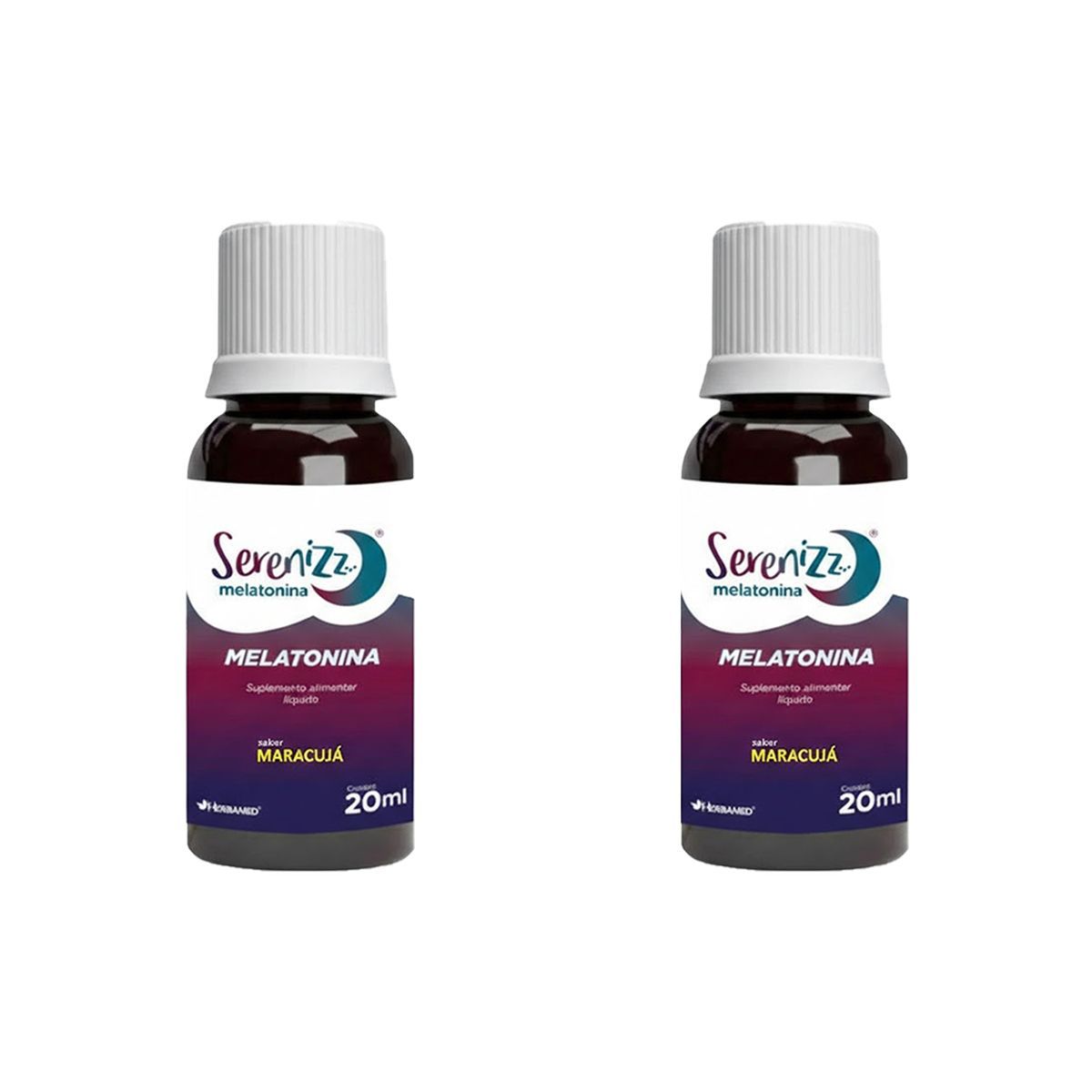 Kit 2X Serenizz Melatonina - 20ml Maracuj� - Herbamed