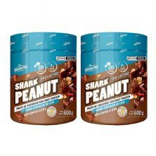 Kit 2X Shark Peanut Zero Lactose - 600g Chocolate ao Leite - Shark Pro