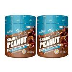 Kit 2X Shark Peanut Zero Lactose - 600g Chocolate ao Leite - Shark Pro