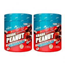 Kit 2X Shark Peanut Zero Lactose - 600g Chocolate com Coco - Shark Pro