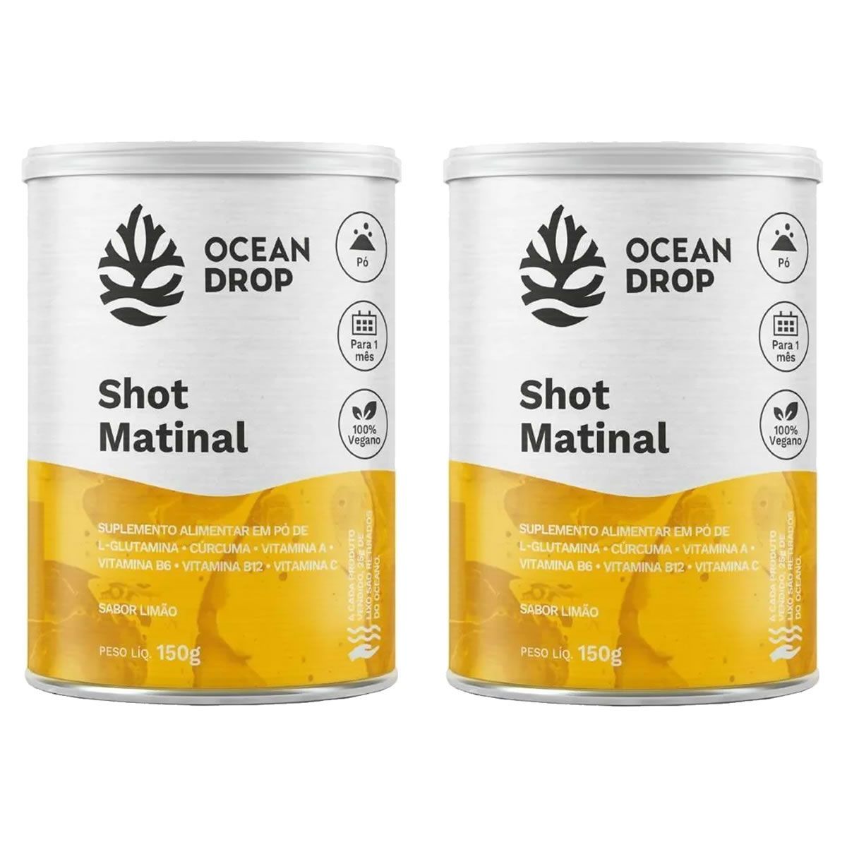 Kit 2X Shot Matinal - 150g Lim�o - Ocean Drop