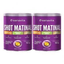 Kit 2X Shot Matinal - 150g Lim�o - Sanavita