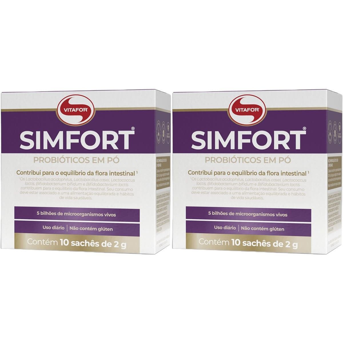 Kit 2X Simfort - 10 Sach�s 2g - Vitafor