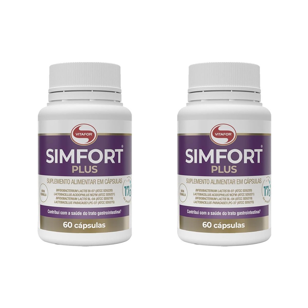 Kit 2X Simfort Plus - 60 C�psulas - Vitafor