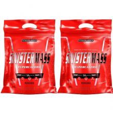 Kit 2X Sinister Mass - 3000g Morango - IntegralM�dica