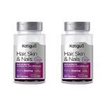 Kit 2X Skin Hair & Nails - 60 C�psulas - Katigu�