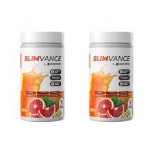 Kit 2X Slimvance Drink sem Cafe�na - 300g Laranja - NewNutrition