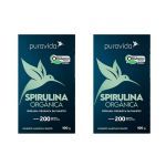 Kit 2X Spirulina Org�nica - 200 Tabletes - Puravida