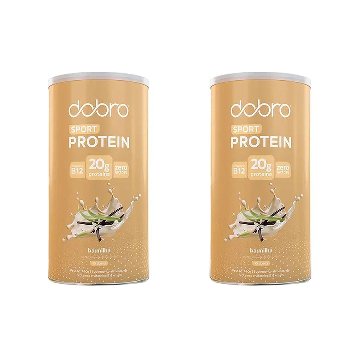 Kit 2X Sport Protein - 450g Baunilha - Dobro
