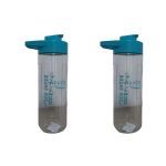 Kit 2X Squeeze B�sic - 500ml Transparente - Equaliv