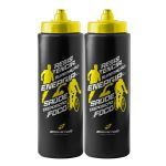 Kit 2X Squeeze Endurance - 800ml Preto/Amarelo - BodyAction