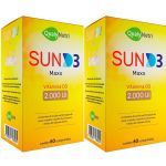 Kit 2X Sun D3 Maxx - 60 Comprimidos -  QualyNutri