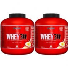 Kit 2X Super Whey 3W - 1800g Baunilha - IntegralM�dica