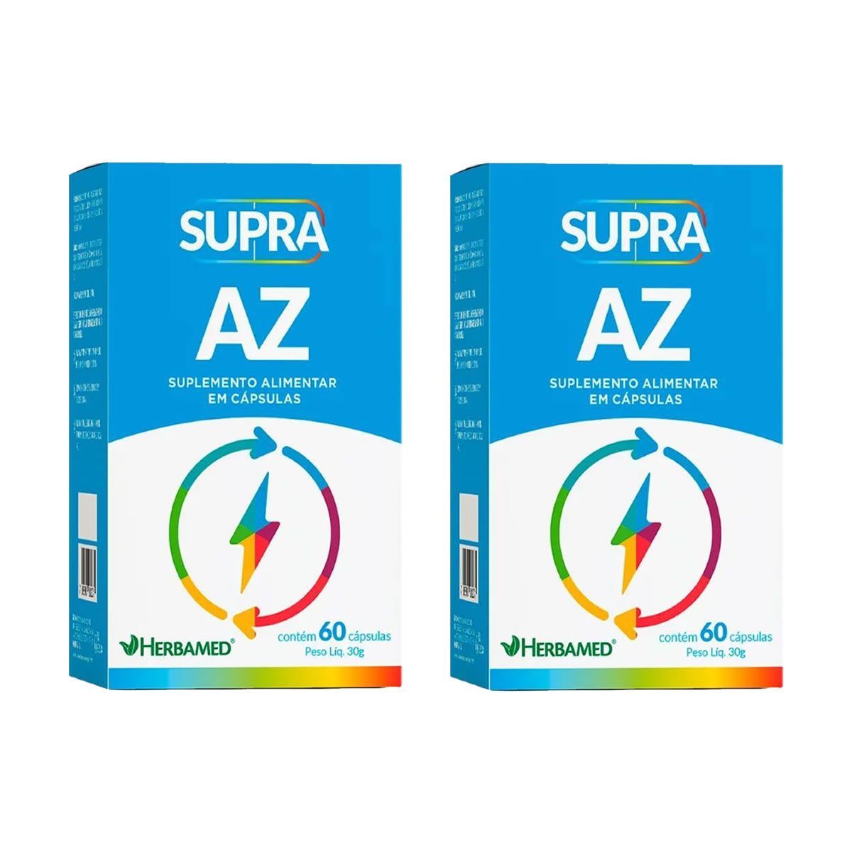 Kit 2X Supra AZ Polivitam�nico - 60 C�psulas - Herbamed