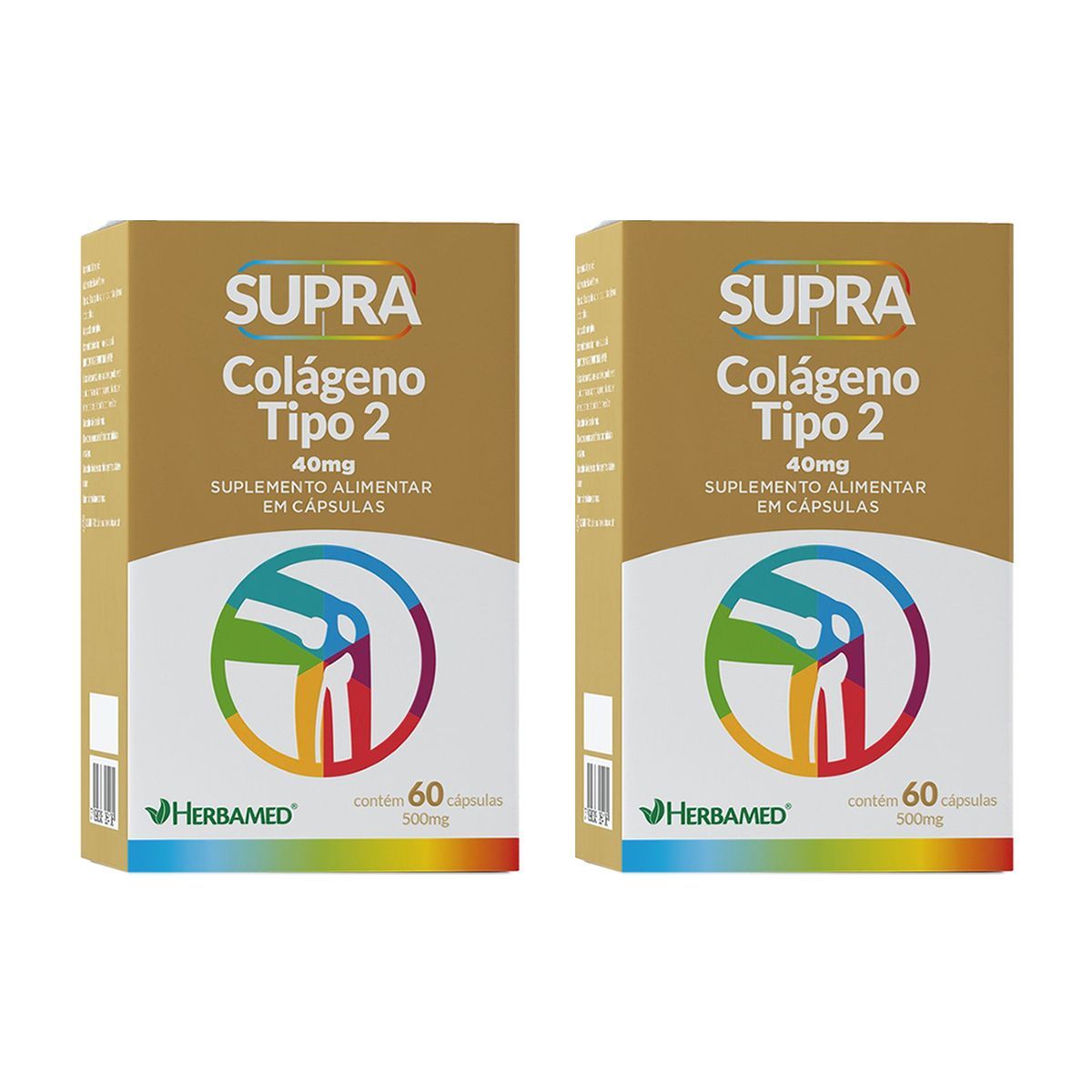 Kit 2X Supra Col�geno Tipo II - 60 C�psulas - Herbamed